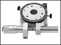 Compact Precision Tangent-Arm Rotation Stages w/ Optional DC-Motor and Piezo Drives